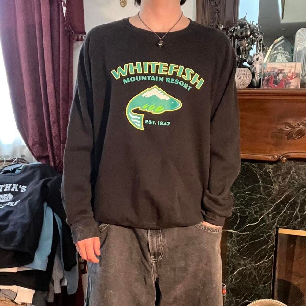 Patagonia Men's Blue and Navy Jumper